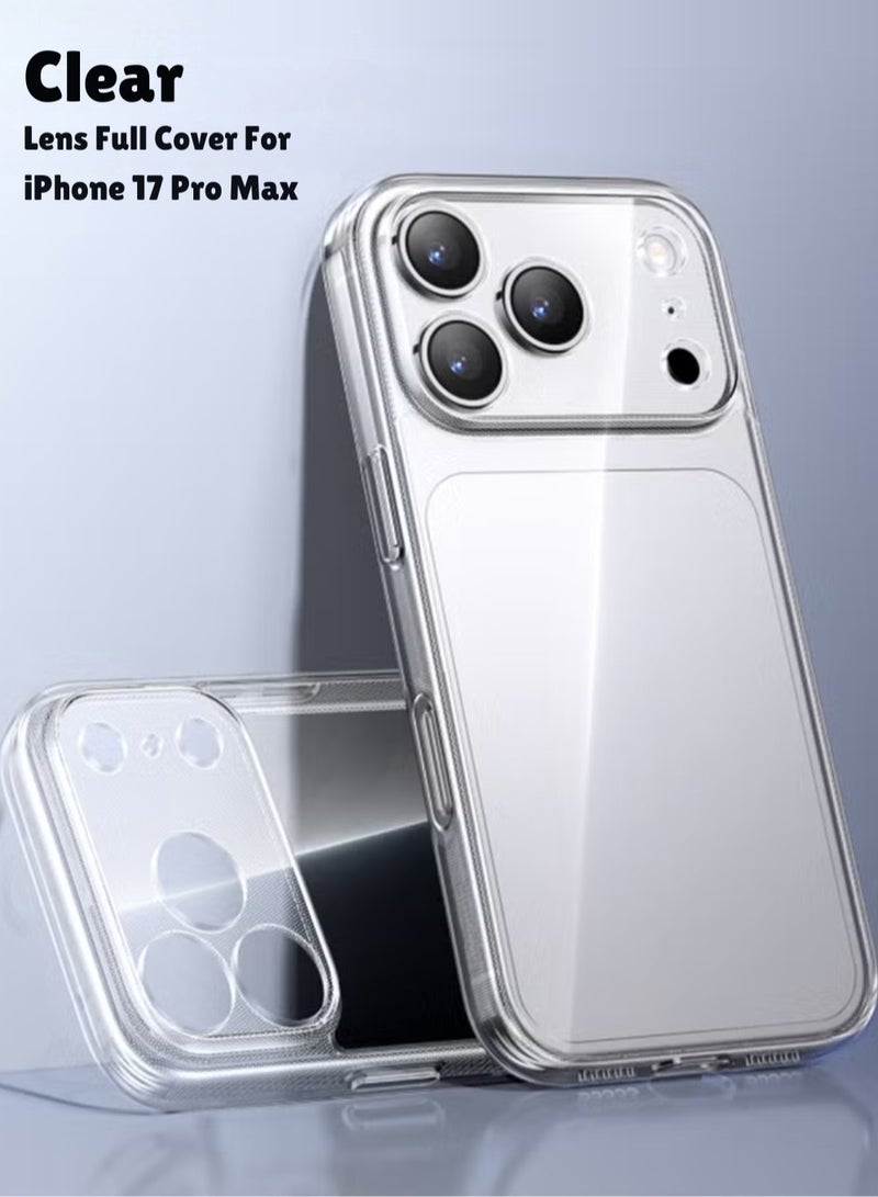 زدترون جراب حماية شفاف رفيع مقاوم للخدوش لهاتف iPhone 17 Pro Max - غطاء شفاف مضاد للصدمات والسقوط، جراب هاتف شفاف فائق النحافة - Image 1
